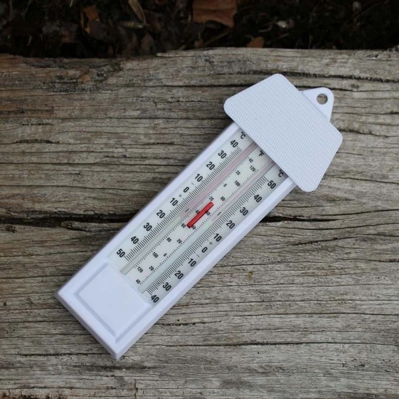 Termometro con temperatura max-min in plastica