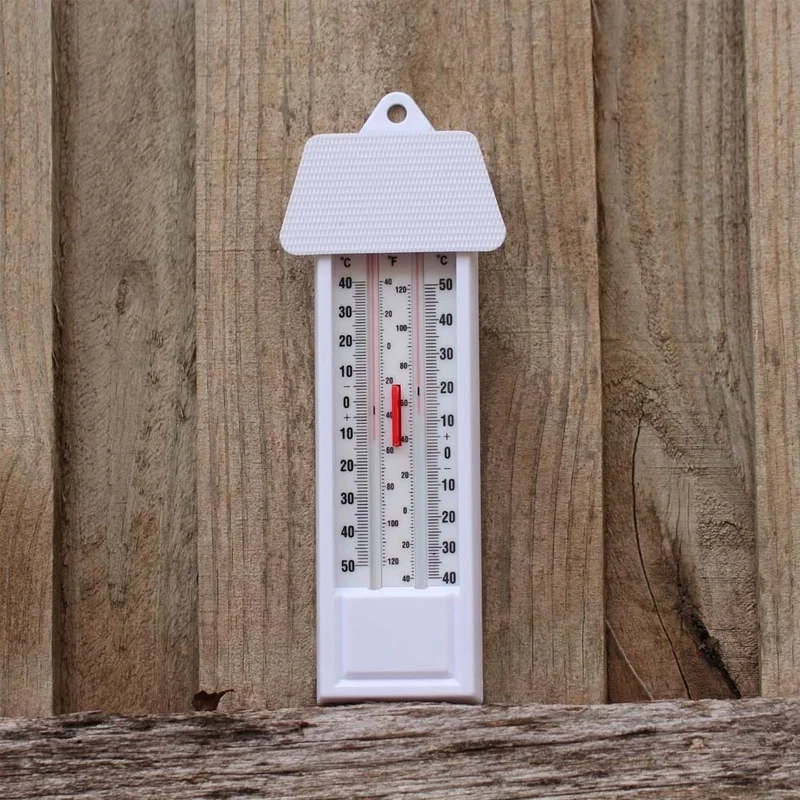 Termometro con temperatura max-min in plastica