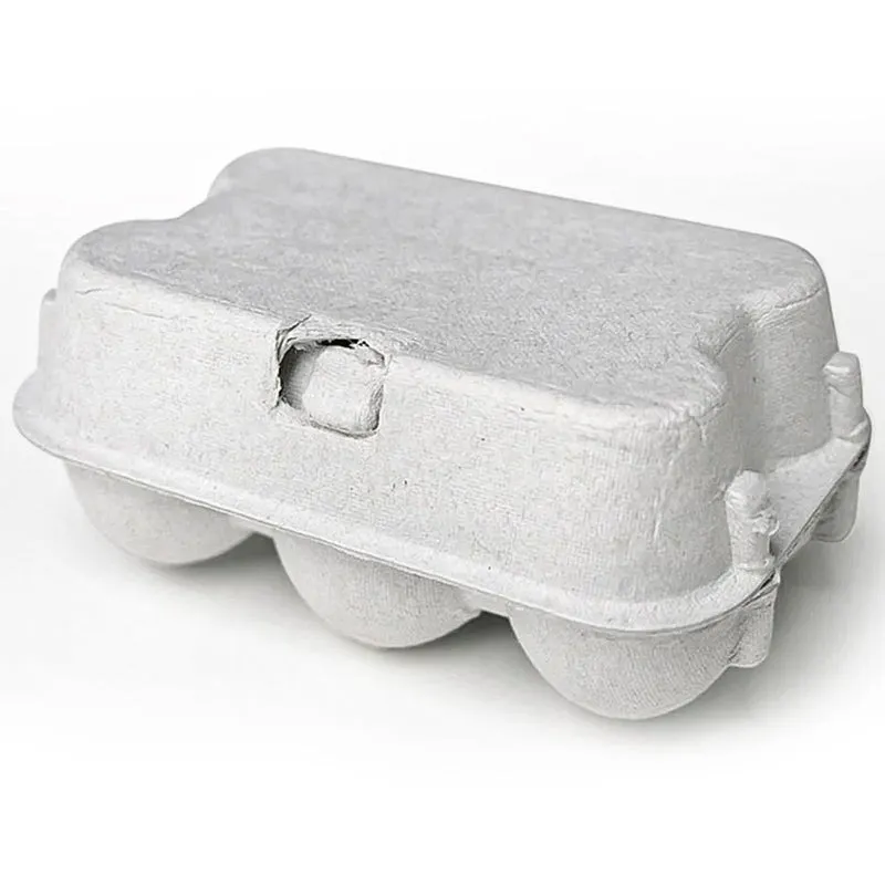 Cartone per 6 e 12 Uova di Quaglia Grigio – Confezione in Cartone Ecologica
