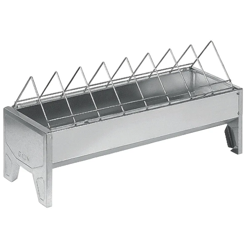Mangiatoia in Metallo ad Alta Capacità per Polli – 1 Metro & 50 CM, Design Anti-Spreco
