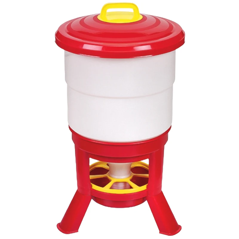 Mangiatoia Hopper Imperiale 50 L - Grande Mangiatoia Esterna per Pollame e Selvaggina