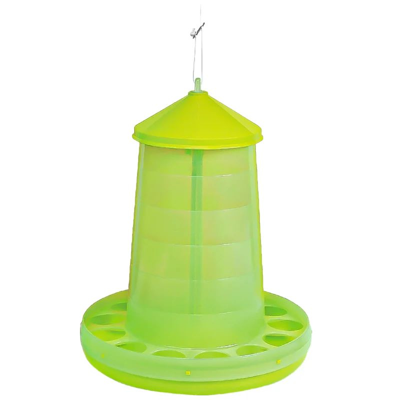 Mangiatoia per Pollame Trasparente Verde Limone 16 kg