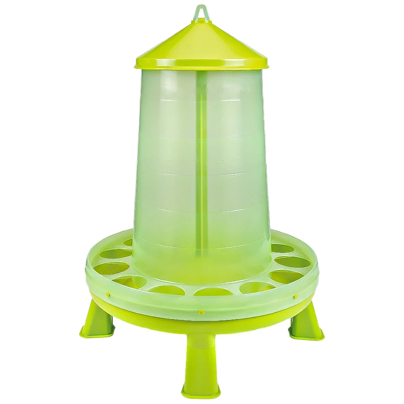 Mangiatoia per Pollame Trasparente Verde Limone 16 kg