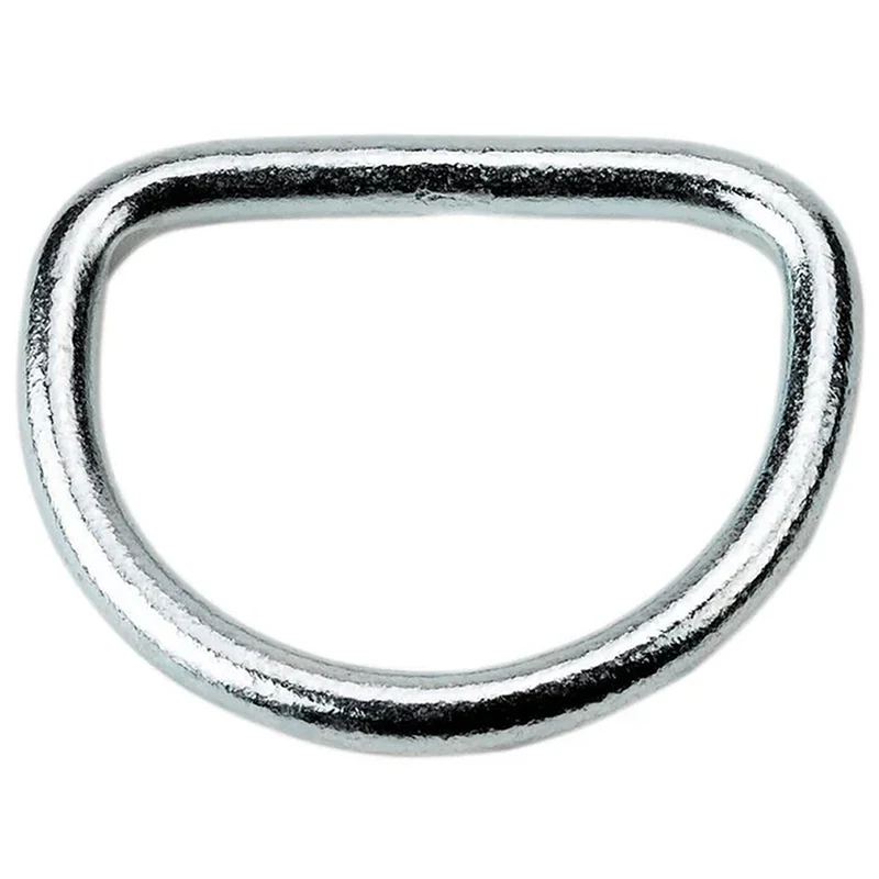Anello a D zincato per vacche