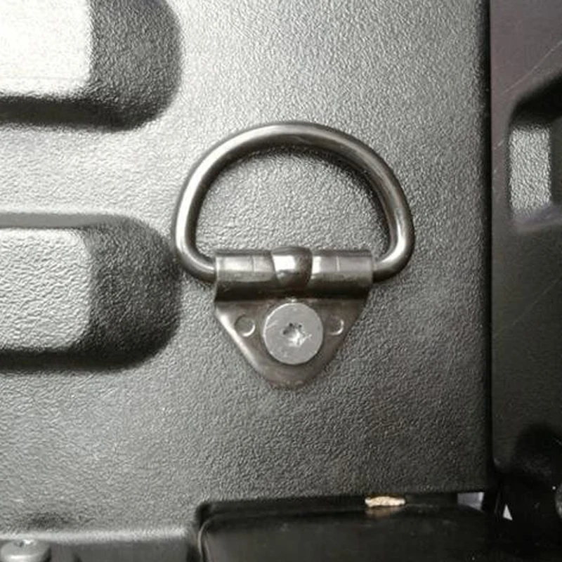 Anello a D zincato per vacche