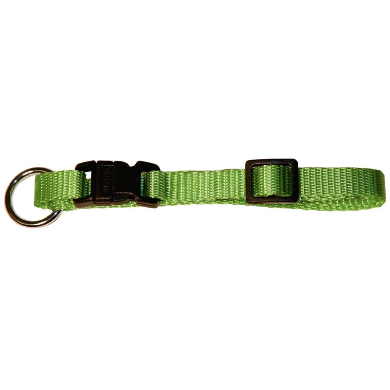 Collare Miami regolabile in nylon resistente con chiusura a clip