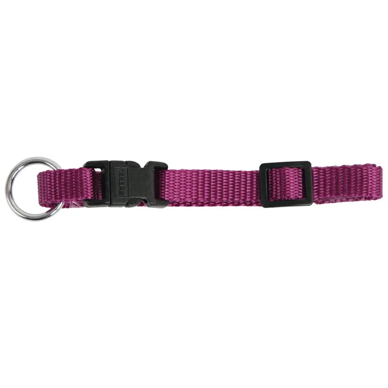 Collare Miami regolabile in nylon resistente con chiusura a clip