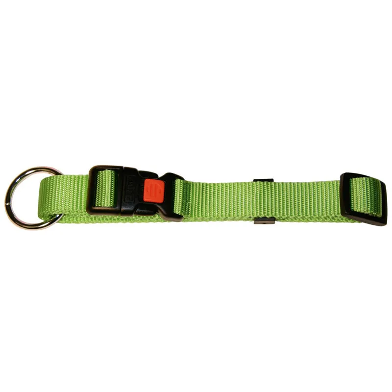 Collare Miami regolabile in nylon resistente con chiusura a clip