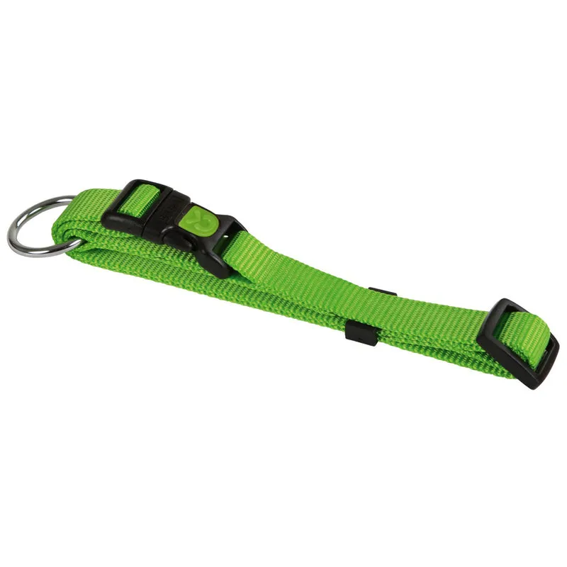 Collare Miami regolabile in nylon resistente con chiusura a clip