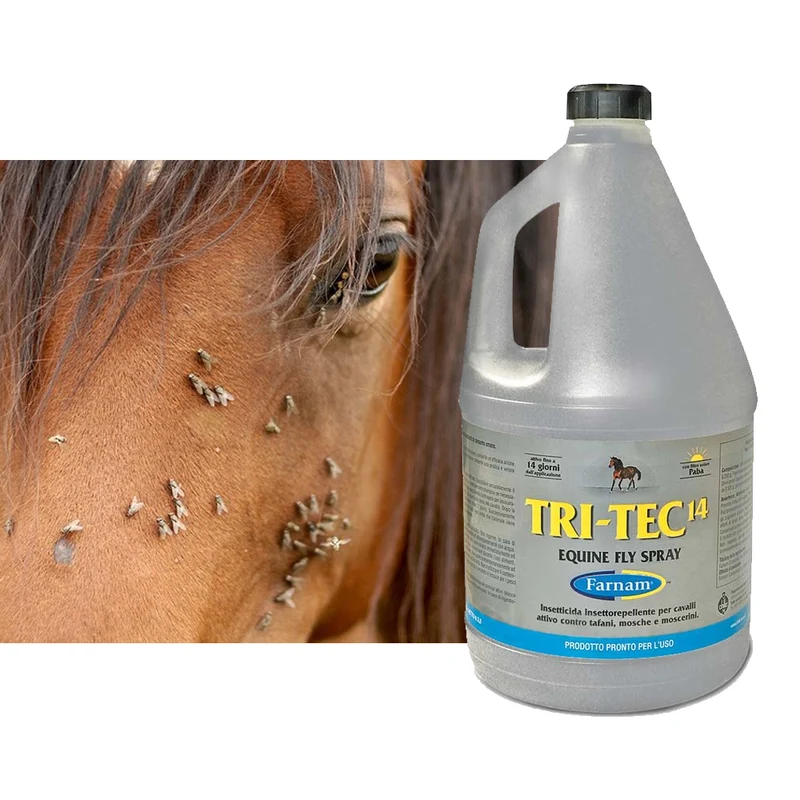 TRITEC 14 – Insetticida E Repellente Per Cavalli