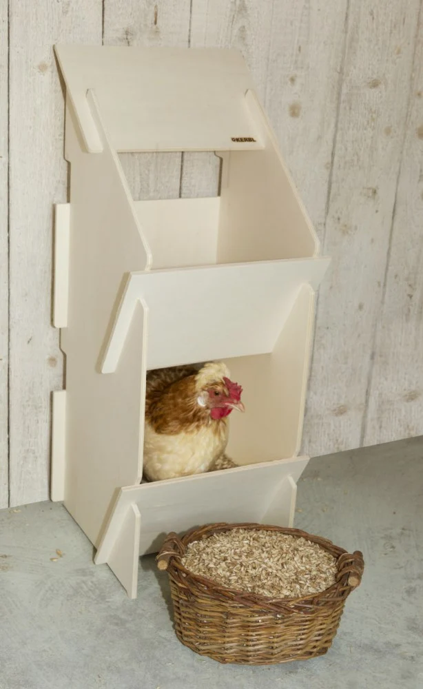 Nido in legno per galline per deposizione