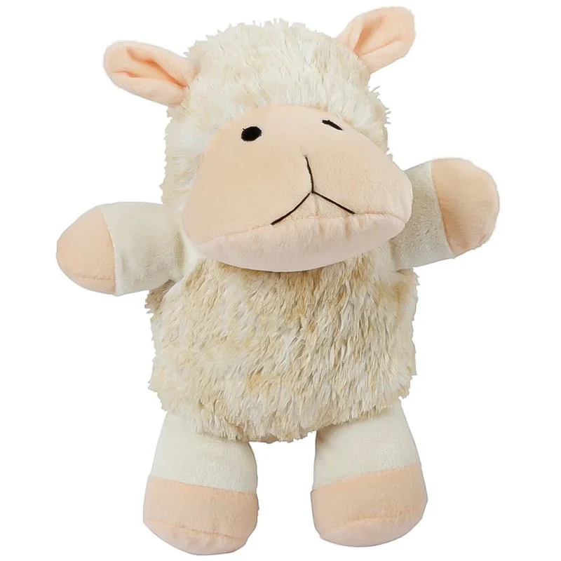 Peluche bianco di pecora per cane 24 cm