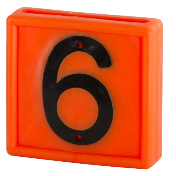 Tastierino numerico standard arancione