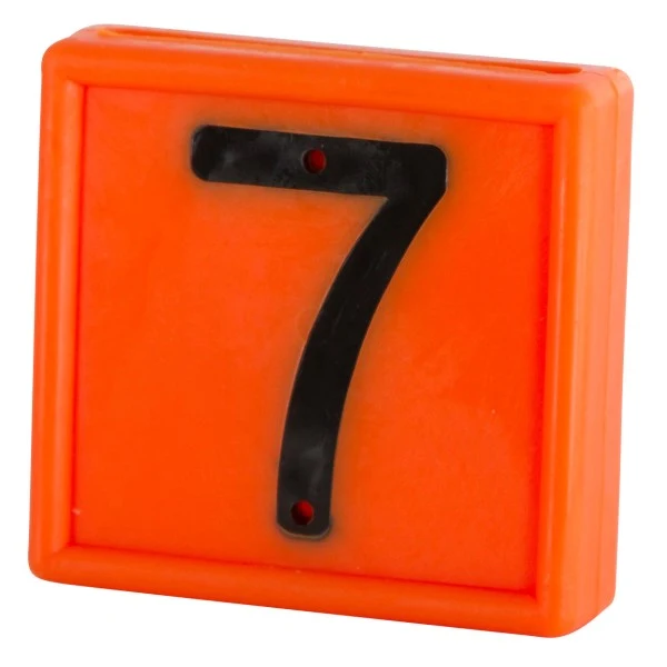 Tastierino numerico standard arancione