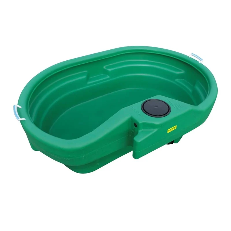 Abbeveratoio ovale per pascolo 920l con galleggiante