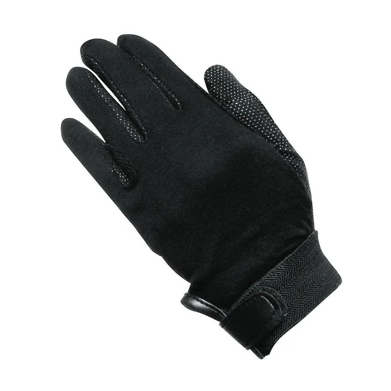 Guanti Da Equitazione Invernali Nero Con Presa Antiscivolo