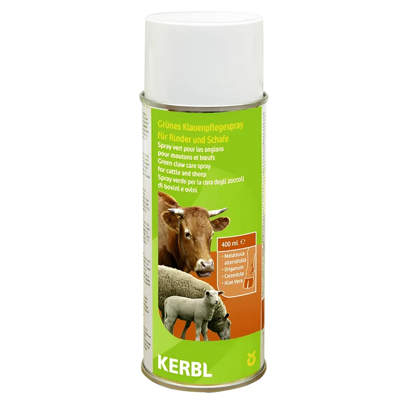 Spray verde per la cura degli zoccoli per bovini e ovini 400ml