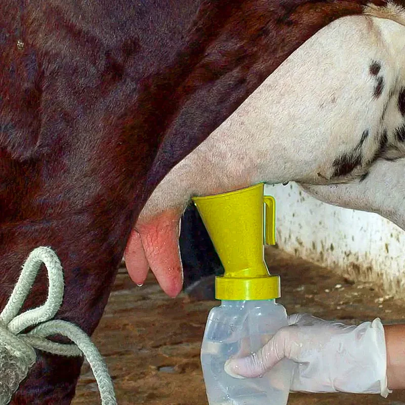 Applicatore per Immersione del Capezzolo - Dispositivo per Igiene della Mammella per Bovini - Pulizia e Disinfezione Sicura