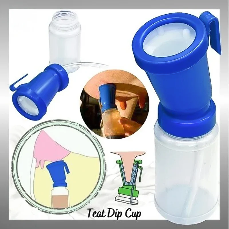 Applicatore per Immersione del Capezzolo - Dispositivo per Igiene della Mammella per Bovini - Pulizia e Disinfezione Sicura