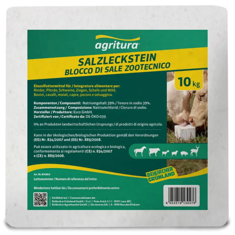 Blocco di sale bianco 10kg