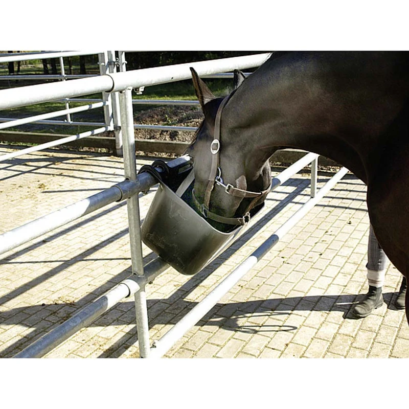 Trogolo in plastica trasportabile Mangiatoia 11l