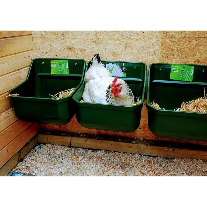 Mangiatoia per concentrato o foraggio plastica antischegge 9L