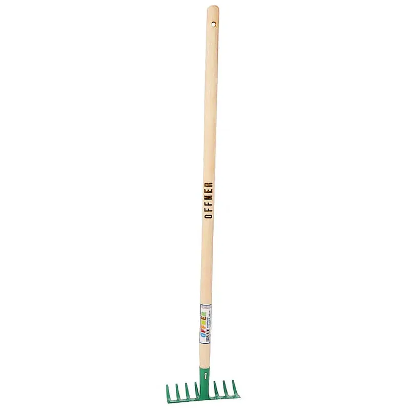 Rastrello per bambini a 6 punte verde