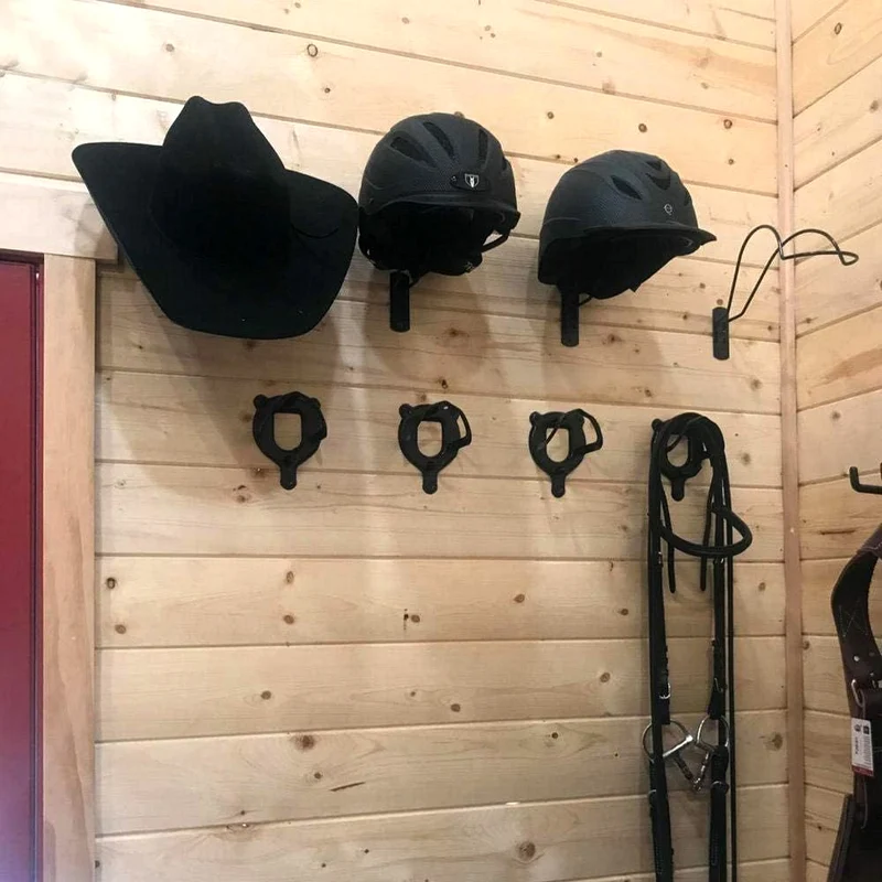 Sostegno per casco da equitazione 'NERO