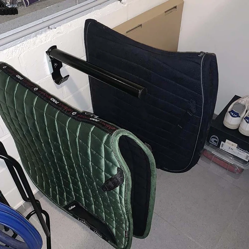 Portasella pieghevole 44 cm Rosso per rimorchio per cavalli