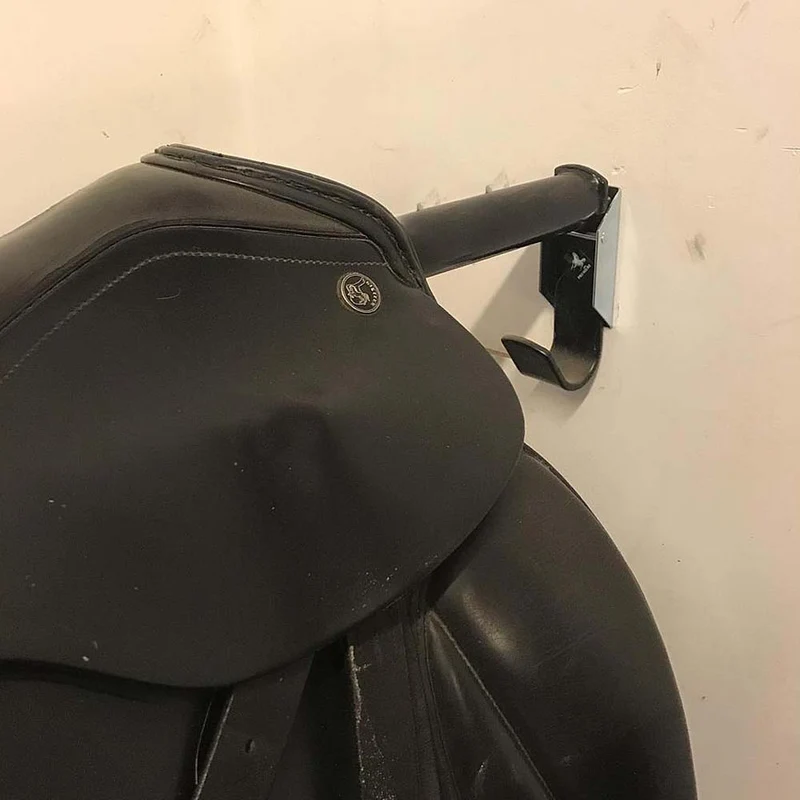 Portasella pieghevole 44 cm Rosso per rimorchio per cavalli