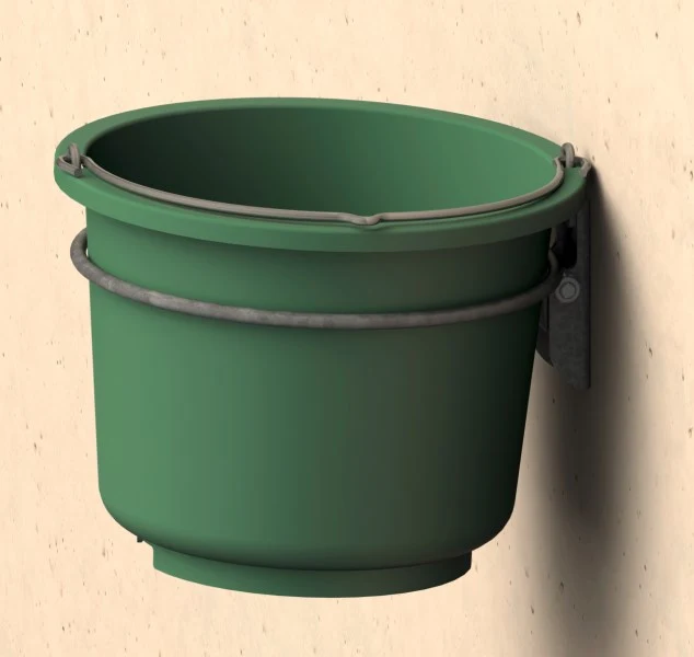 Accessori per l'allevamento dei vitelli Supporto per secchio zincato