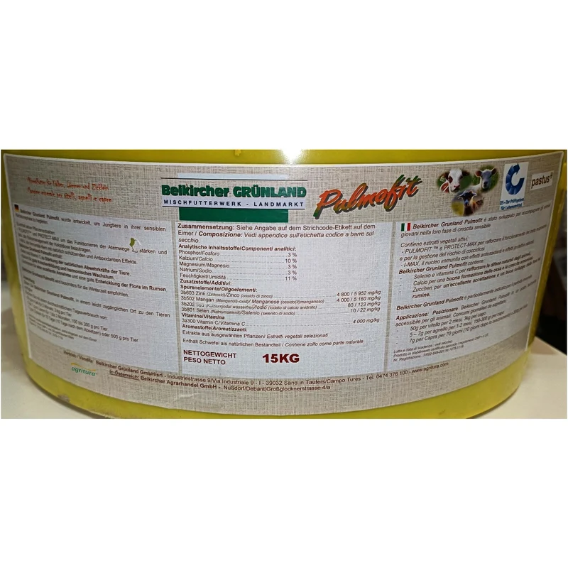 Beikircher Mangime minerale per vitelli Pulmofit