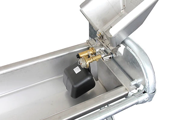 Abbeveratoio Ribaltabile Inox 1,00 m / 1,50 m - Valvola Masterflow, Riscaldabile