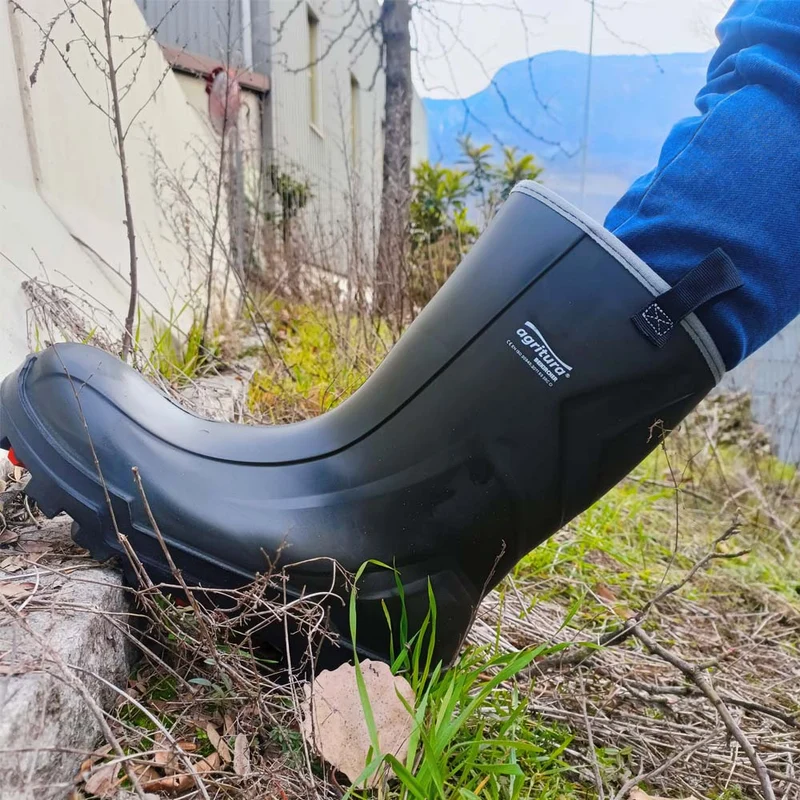 Agritura Stivali S5 Verde Basso in Poliuretano Protezione Antinfortunistica in Ambiente Agricolo