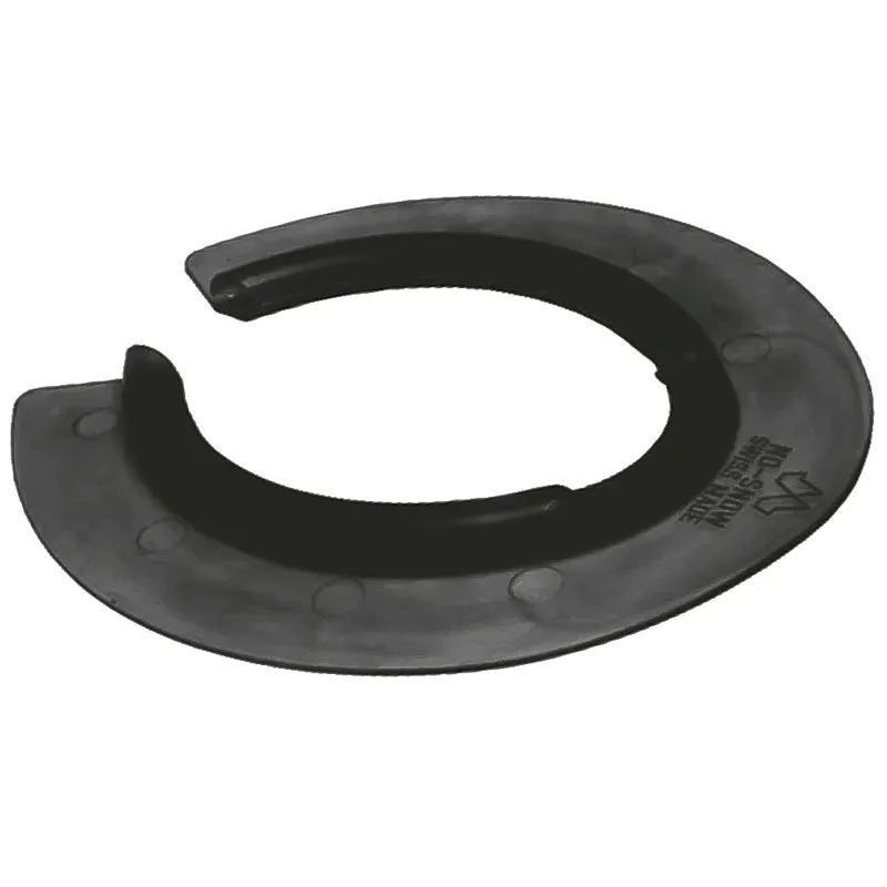 Mustad Solette Scaricaneve Nero Anteriore e Posteriore per Cavalli