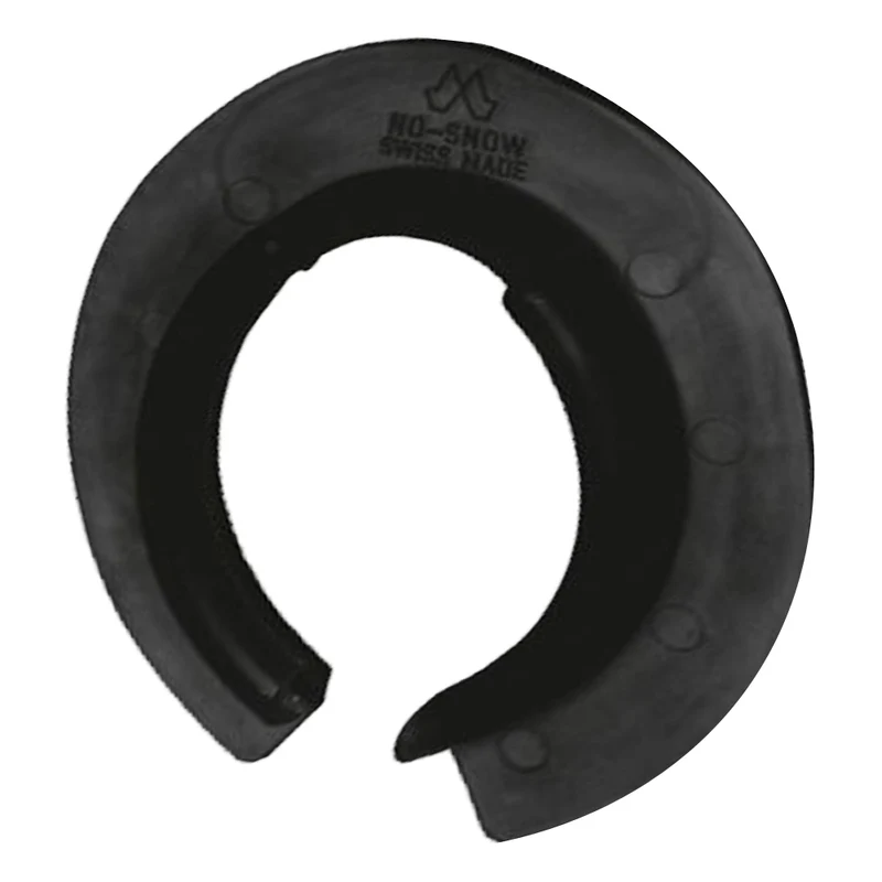 Mustad Solette Scaricaneve Nero Anteriore e Posteriore per Cavalli