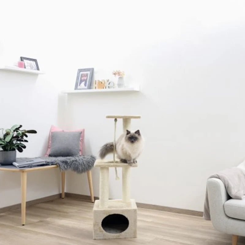 Albero Tiragraffi Platin Pro con Corda per Gatti