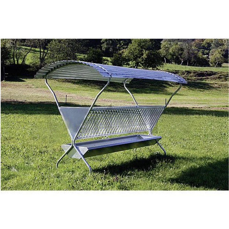 Rastrelliera per Fieno con Accessori e Copertura