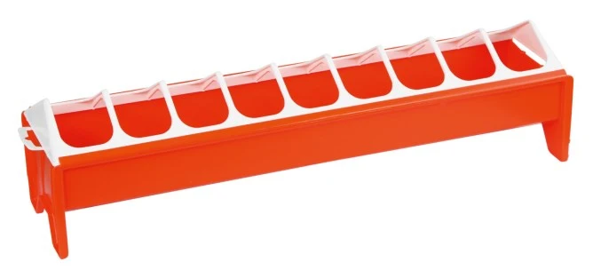Mangiatoia a barretta per pulcini in plastica per polli