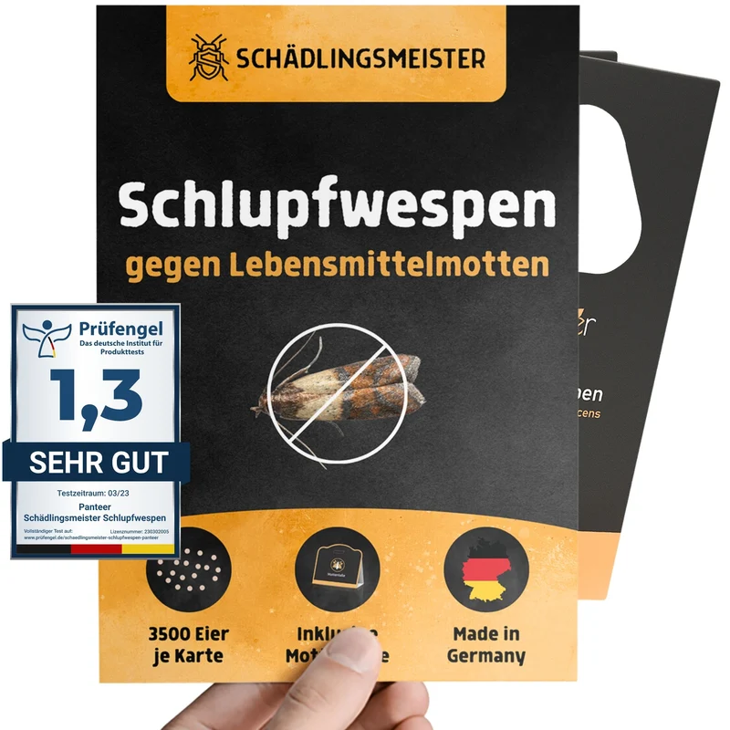 Schlupfwespen gegen Lebensmittelmotten - EINZELLIEFERUNG
