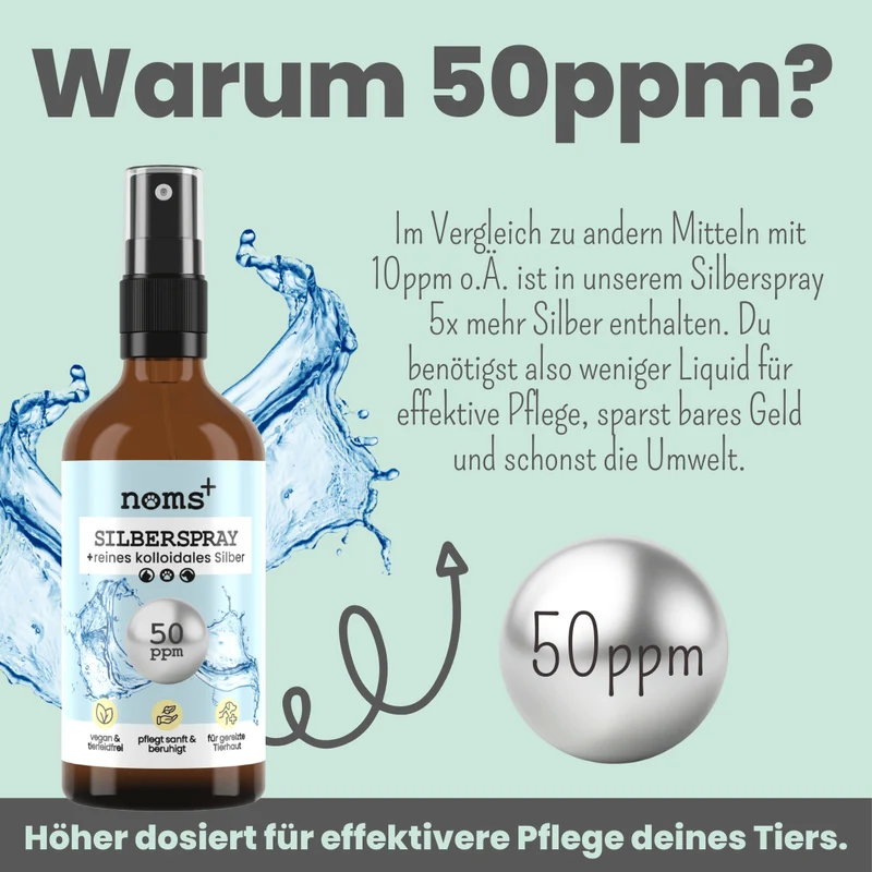Silberspray für Hunde | mit 50 ppm