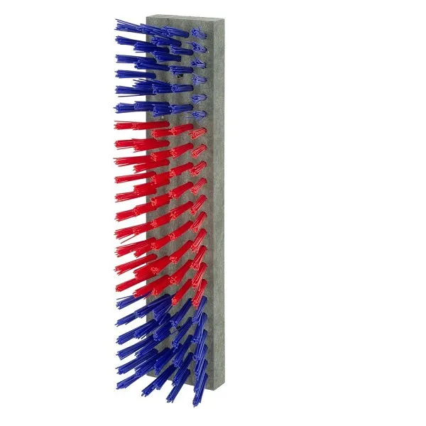 Spazzola di ricambio in plastica rossa-blu euro farm per bovini