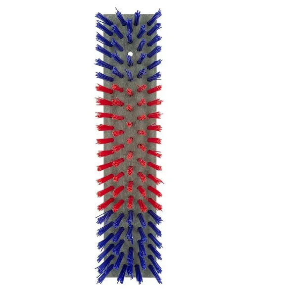 Spazzola di ricambio in plastica rossa-blu euro farm per bovini