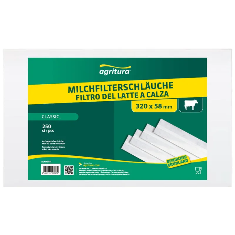 Agritura Filtri del latte 250st