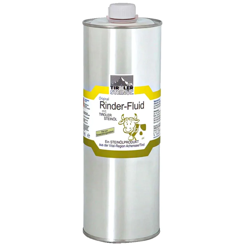 Rinder-Fluid - Liquido per bovini con olio di roccia tirolese