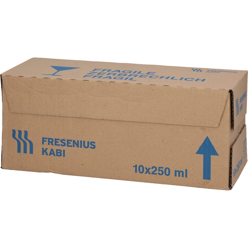 Isotonische Kochsalzlösung Fresenius, Infusionslösung, 250 ml Glasflasche, 2500 ml Lösung