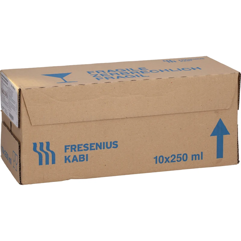 Isotonische Kochsalzlösung Fresenius, Infusionslösung, 250 ml Glasflasche, 2500 ml Lösung