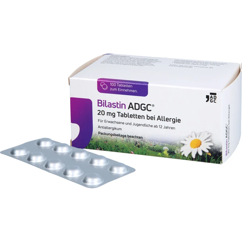 Bilastin ADGC 20 mg Tabletten bei Allergie, 100 St. Tabletten