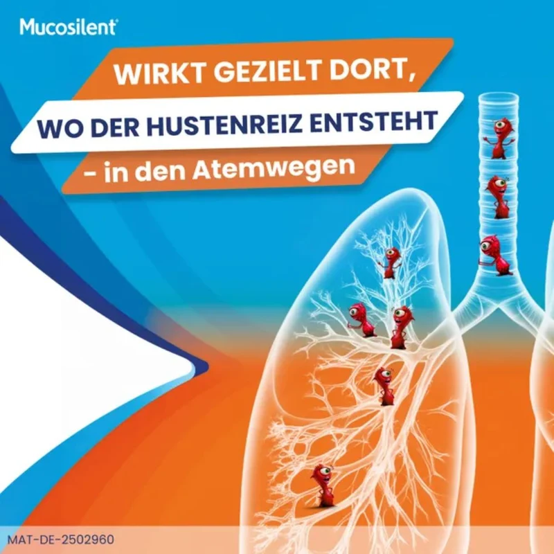 Mucosilent Saft gegen Reizhusten, 100 ml Lösung