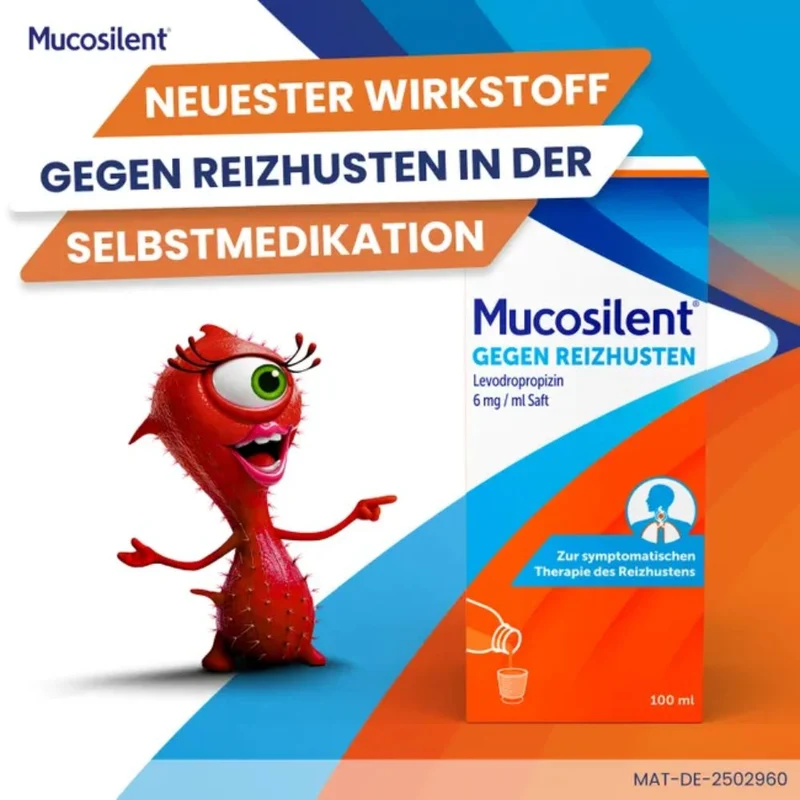 Mucosilent Saft gegen Reizhusten, 100 ml Lösung
